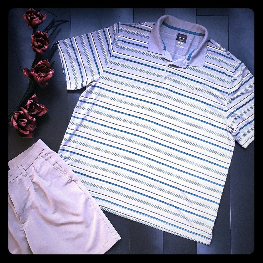 Greg Norman for Tasso Elba PlayDry Golf Polo